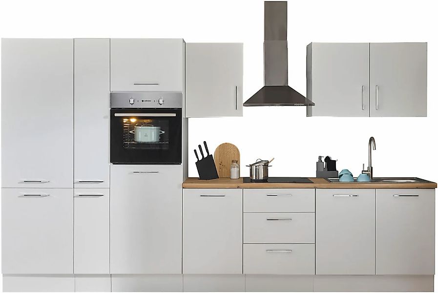 BASIC by Balculina Küchenzeile »Turin«, Breite 360 cm, wahlweise mit E-Gerä günstig online kaufen