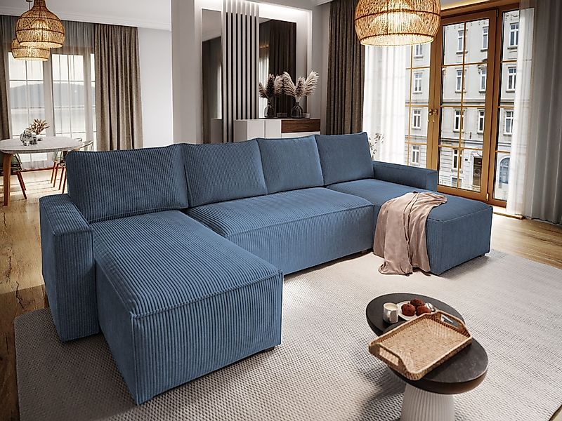 Masseno Ecksofa ASPRA mit Schlaffunktion U-Form, günstig online kaufen