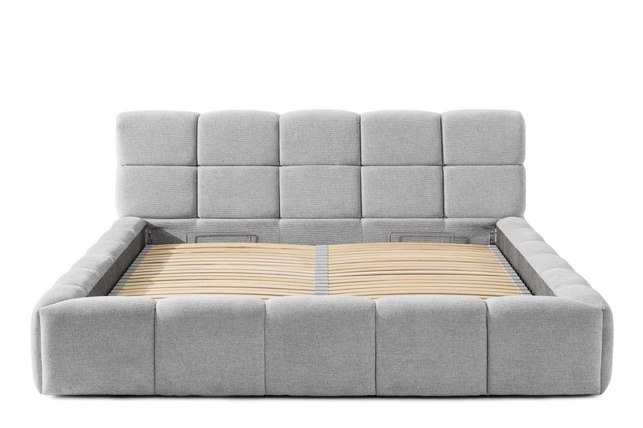 KONSIMO® Polsterbett Doppelbett AERI mit Stauraum, günstig online kaufen