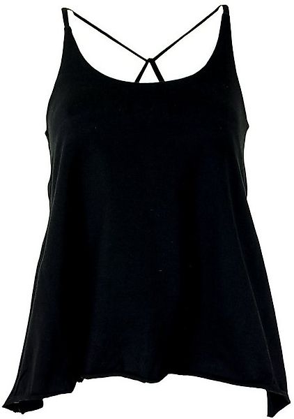 Guru-Shop T-Shirt Yoga Top, Psytrance Festival Top - schwarz Psychedelic, a günstig online kaufen