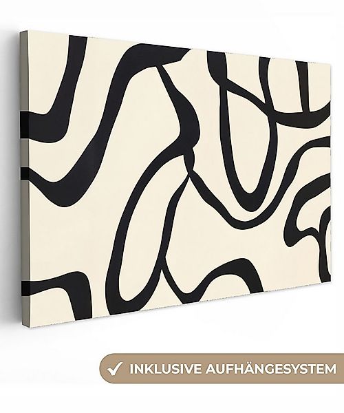 OneMillionCanvasses® Leinwandbild Abstrakt - Linien - Modern - Beige, Fotod günstig online kaufen
