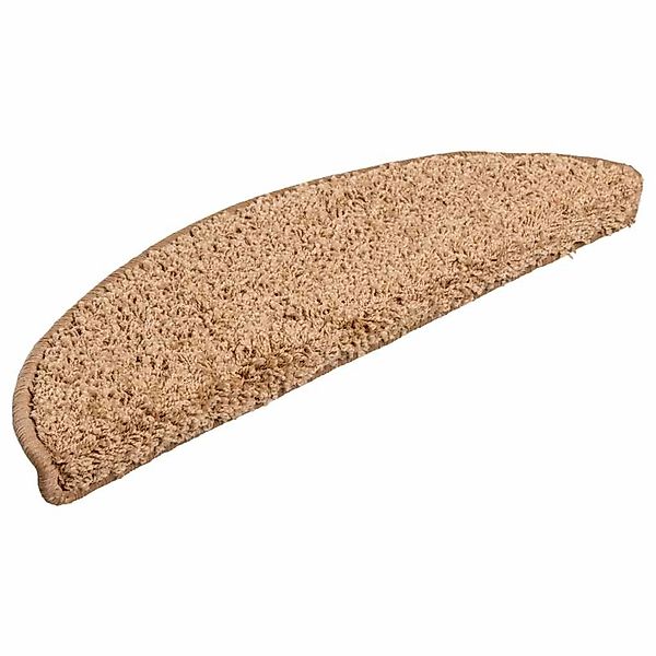 vidaXL Stufenmatten 30 Stk 56x17x3 cm Beige Halbrund 3365801 günstig online kaufen