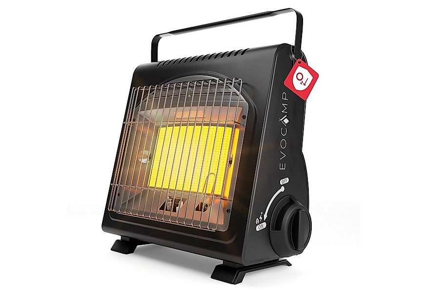 EVOCAMP Heizgerät mit Piezozündung tragbar, 1,7 kW, für Camping ohne Strom, günstig online kaufen
