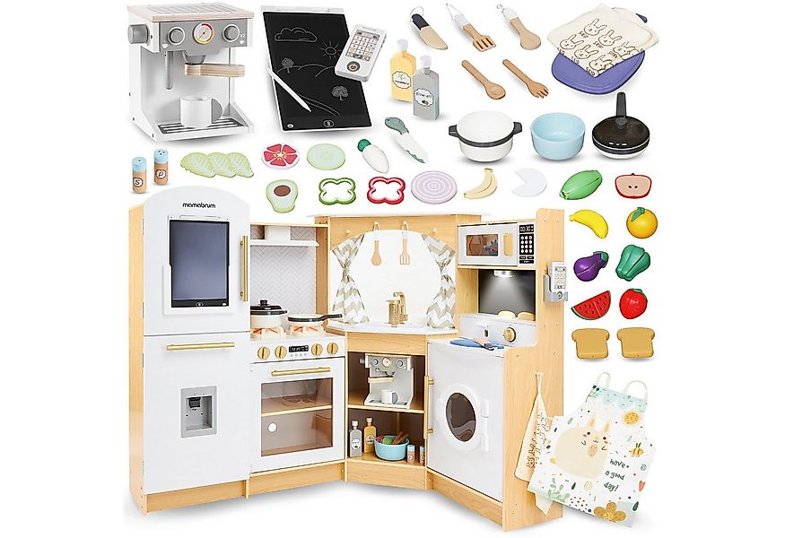 Mamabrum Spielküche Kinderküche 3+, Interaktiver XXXL Spielzeugherd mit LED günstig online kaufen