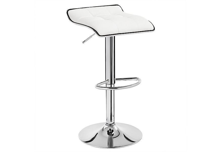 Woltu Barhocker (1 St), Barstuhl aus hochwertigem Kunstleder, verchromter S günstig online kaufen