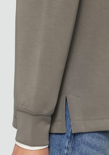 s.Oliver Sweatshirt Scuba-Sweatshirt aus Modalmix mit günstig online kaufen