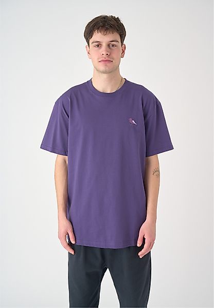 Cleptomanicx T-Shirt Embroidery Gull Mono mit günstig online kaufen