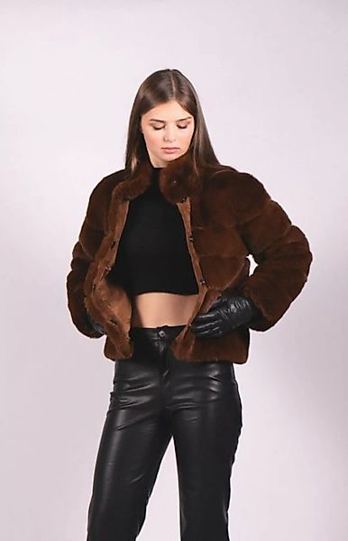 Passioni Fellimitatjacke Noelle - Basic Faux Fur Jacke günstig online kaufen