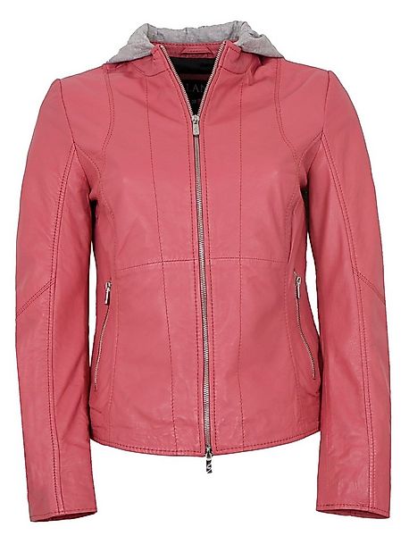 Jilani Lederjacke Aspyn-1 Jilani - Damen Lederjacke Lammnappa Kapuze coral günstig online kaufen