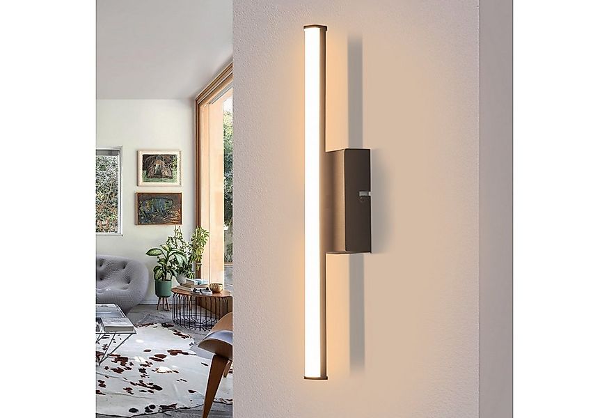 Nettlife LED Wandleuchte Innen Schwarz Modern 6W 3000K Flur Wandbeleuchtung günstig online kaufen