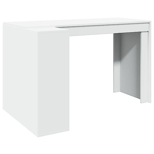 vidaXL Schreibtisch Schreibtisch Weiß 123,5x73,5x75 cm günstig online kaufen