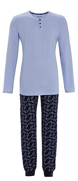 Ringella Pyjama mit Knopfleiste und Hose günstig online kaufen