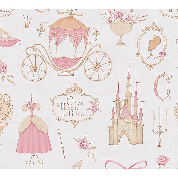 A.S. Creation Vliestapete Prinzessin Märchen 10,05 m x 0,53 m Beige-Rosa FS günstig online kaufen