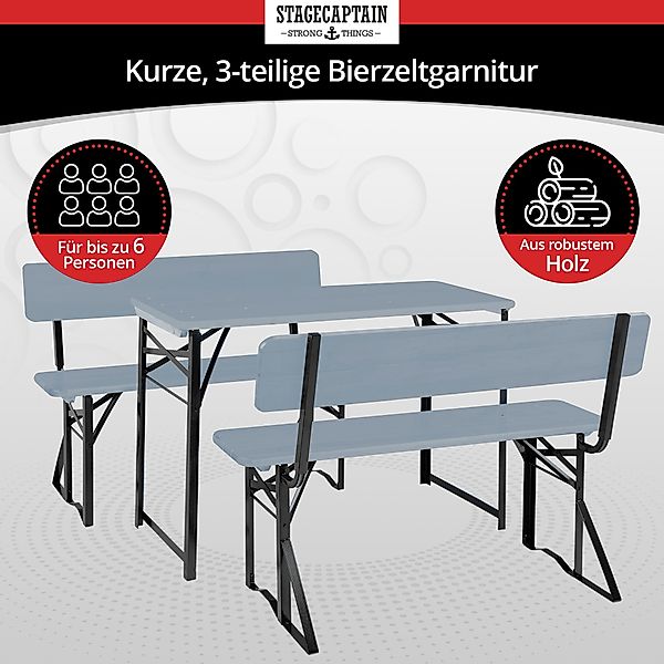 Stagecaptain Bierzeltgarnitur Hirschgarten BB-119 Sitzgarnitur mit günstig online kaufen