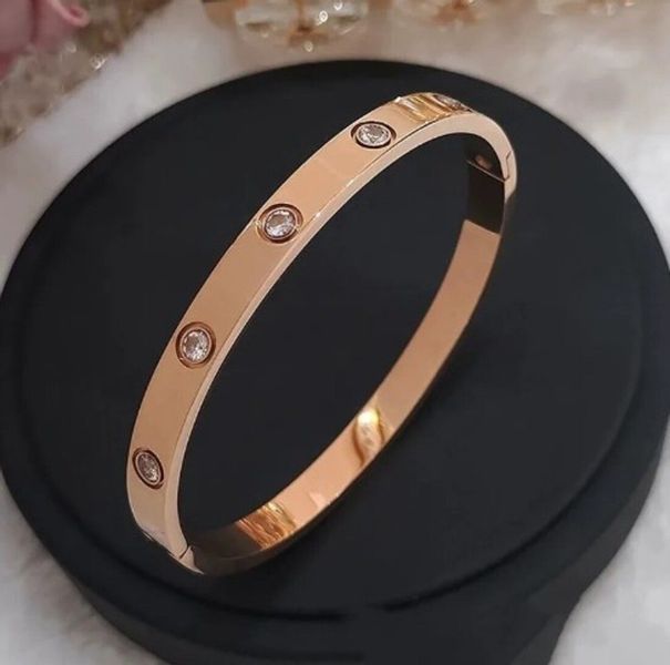Lale Collection® Armreif Edelstahl-Armreif Strass Accessoire günstig online kaufen