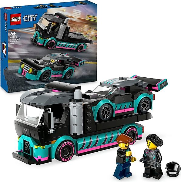 LEGO® Autotransporter mit Rennwagen (60406), LEGO günstig online kaufen