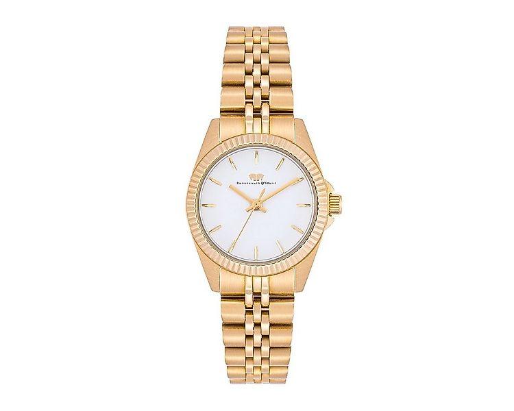 Rhodenwald & Söhne Quarzuhr Cassina gelbgold, mit Edelstahl-Armband günstig online kaufen