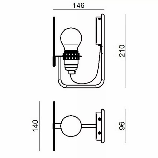 Stilnovo Bugia LED-Wandleuchte, einflammig grün günstig online kaufen