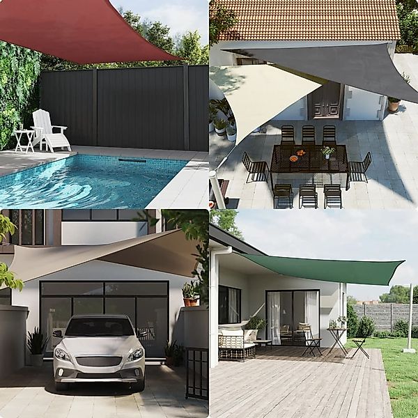 vidaXL Sonnensegel Sonnensegel Weiß 2x2x2 m günstig online kaufen