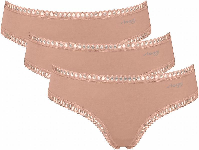 sloggi Hipster "GO Crush", (3er Pack), Spitze, elastisch, weich, Multipack, günstig online kaufen