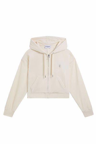 Juicy Couture Kapuzennickijacke "ICCLE OUTLINE CROPPED HOODIE. Damen" mit K günstig online kaufen