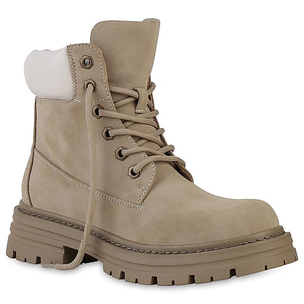 VAN HILL 840542 Stiefelette Damen Worker günstig online kaufen