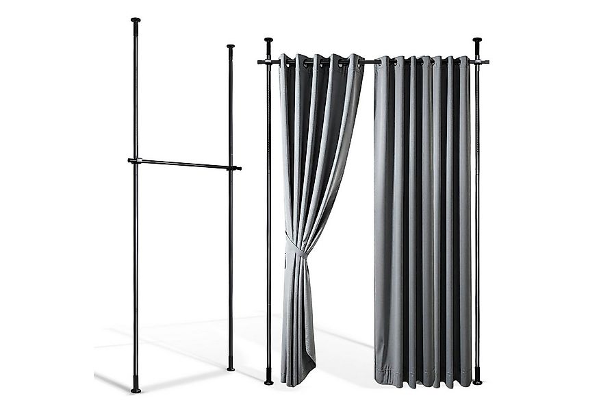 Kraus-Magazin Raumteiler flexibel verstellbares Paraventgestell, Gardinenst günstig online kaufen