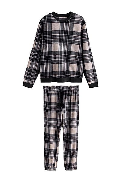 Next Pyjama Karierter Thermofleece-Schlafanzug (2 tlg) günstig online kaufen