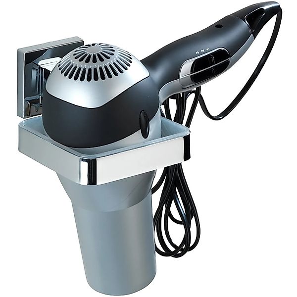 Wenko Vacuum-Loc® Haartrocknerhalter Quadro Edelstahl günstig online kaufen