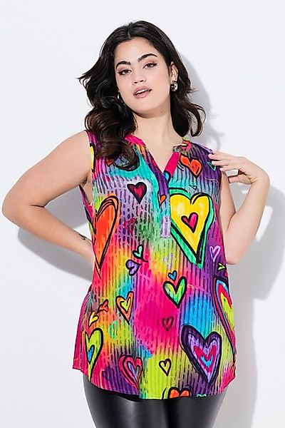 Angel of Style Spitzenbluse Bluse ärmellos Herzmuster günstig online kaufen