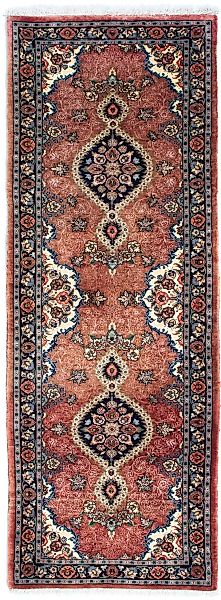 morgenland Orientteppich »Perser - Ghom - 192 x 67 cm - rost«, rechteckig günstig online kaufen