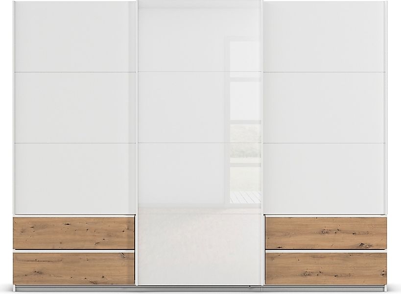 rauch Schwebetürenschrank "Kleiderschrank Schrank Garderobe ELARA Glastür/G günstig online kaufen