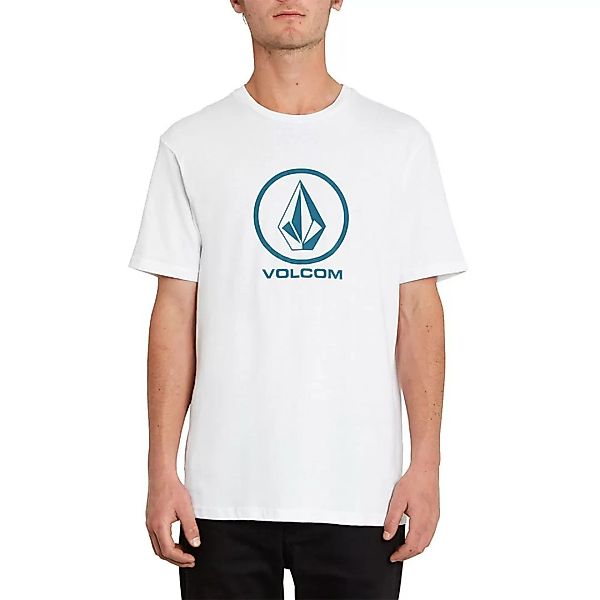Volcom Crisp Stone Basic Kurzärmeliges T-shirt L White günstig online kaufen