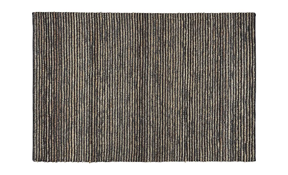 Handweb-Teppich  Kima ¦ schwarz ¦ Jute,Wolle ¦ Maße (cm): B: 80 Teppiche > günstig online kaufen