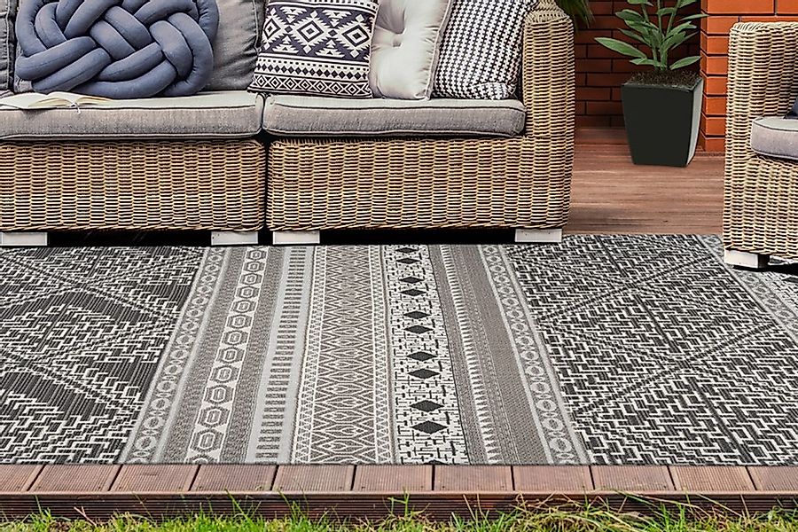 calo-deluxe Teppich "Rico 403" rechteckig 10 mm Höhe In- und Outdoor geeign günstig online kaufen