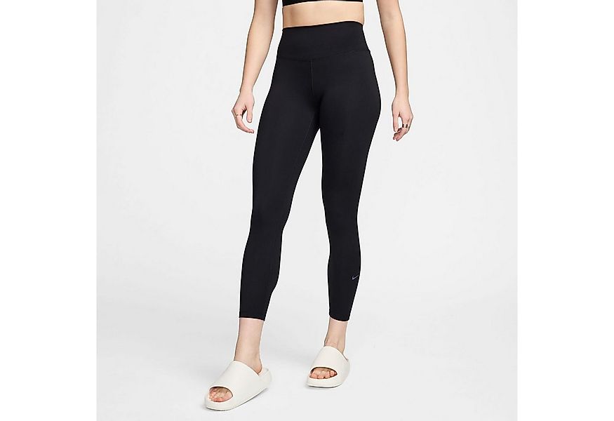 Nike Trainingstights One Damen 7/8-Leggings mit hohem Bund - Schwarz günstig online kaufen