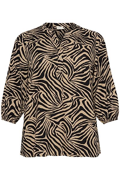 KAFFE Curve Langarmbluse Langarm-Bluse KCmille Große günstig online kaufen