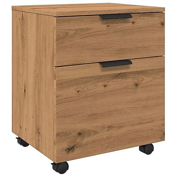 vidaXL Aktenschrank Mobiler Aktenschrank mit Rollen Artisan Eichen-Optik 45 günstig online kaufen