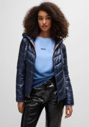 BOSS ORANGE Outdoorjacke "Palatori Premium Damenmode", mit Kapuze, mit Kapu günstig online kaufen