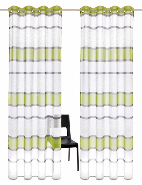 my home Gardine "Jay" Ösen 2 Stk. tlg. Vorhang, 2-er Set, Fertiggardine, tr günstig online kaufen