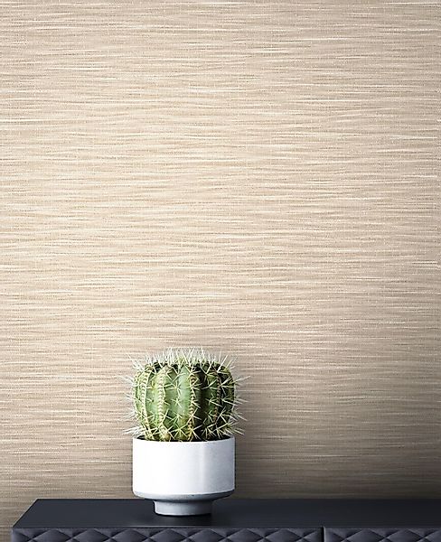 Newroom Vliestapete, Beige Tapete Uni Einfarbig günstig online kaufen