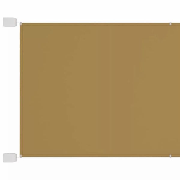 vidaXL Senkrechtmarkise Senkrechtmarkise Beige 60x800 cm günstig online kaufen