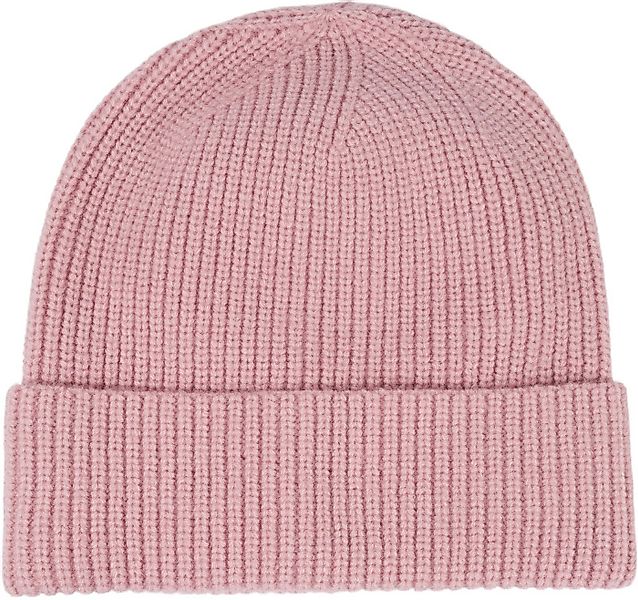 styleBREAKER Strickmütze Feinstrick Beanie Mütze mit Krempe (1-St) günstig online kaufen