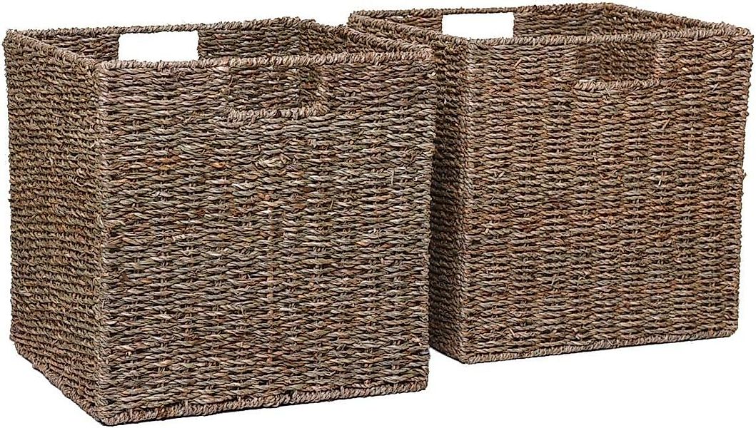 VIVANNO Regalkorb Seegras SEEGRA Rechteckig - günstig online kaufen