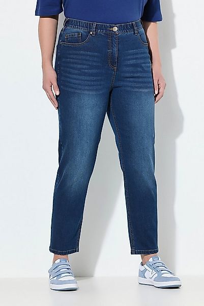 Ulla Popken Regular-fit-Jeans Mom-Jeans 5-Pocket-Hose Komfortbund Stretchde günstig online kaufen
