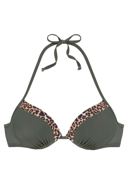 LASCANA Push-Up-Bikini-Top Adelin, mit bedruckten Einsätzen günstig online kaufen