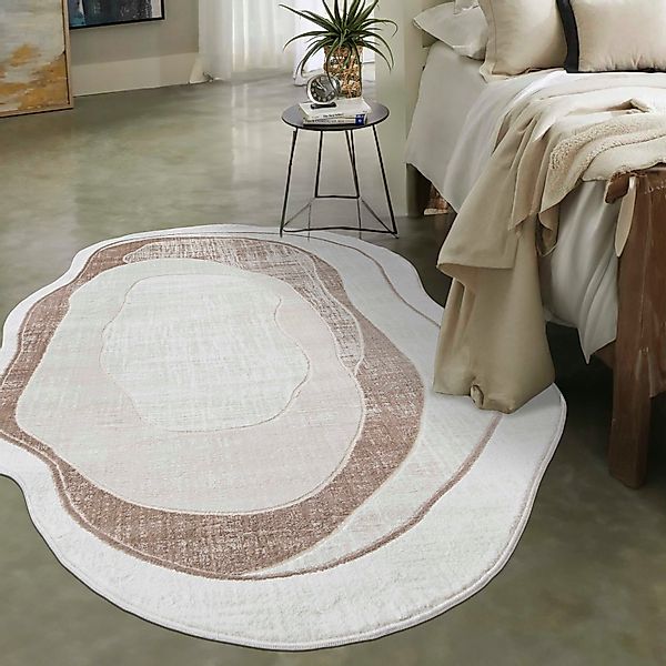 Mazovia Designteppich Modern Unregelmäßig Teppich Weich günstig online kaufen