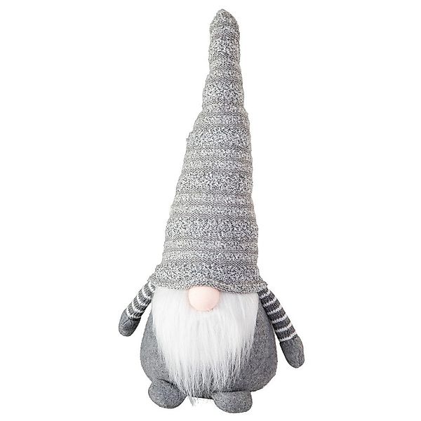 MICA Dekofigur Wichtel stehend - grau/schwarz/weiß günstig online kaufen