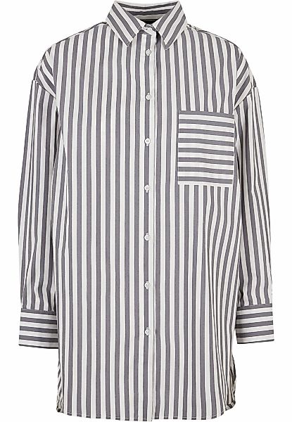 URBAN CLASSICS Klassische Bluse "Urban Classics Damen Ladies Oversized Stri günstig online kaufen