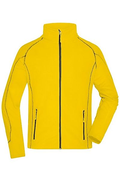 James & Nicholson Fleecejacke Herren Waffelfleece günstig online kaufen